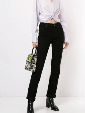 EUC size 28 PAIGE Hoxton Straight-Leg High-Rise Jeans